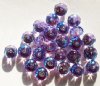 25 6x8mm Faceted Alexandrite AB Donut Beads